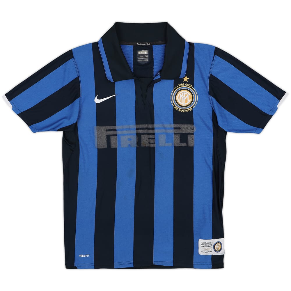 2007-08 Inter Milan Centenary Home Shirt - 3/10 - (S)