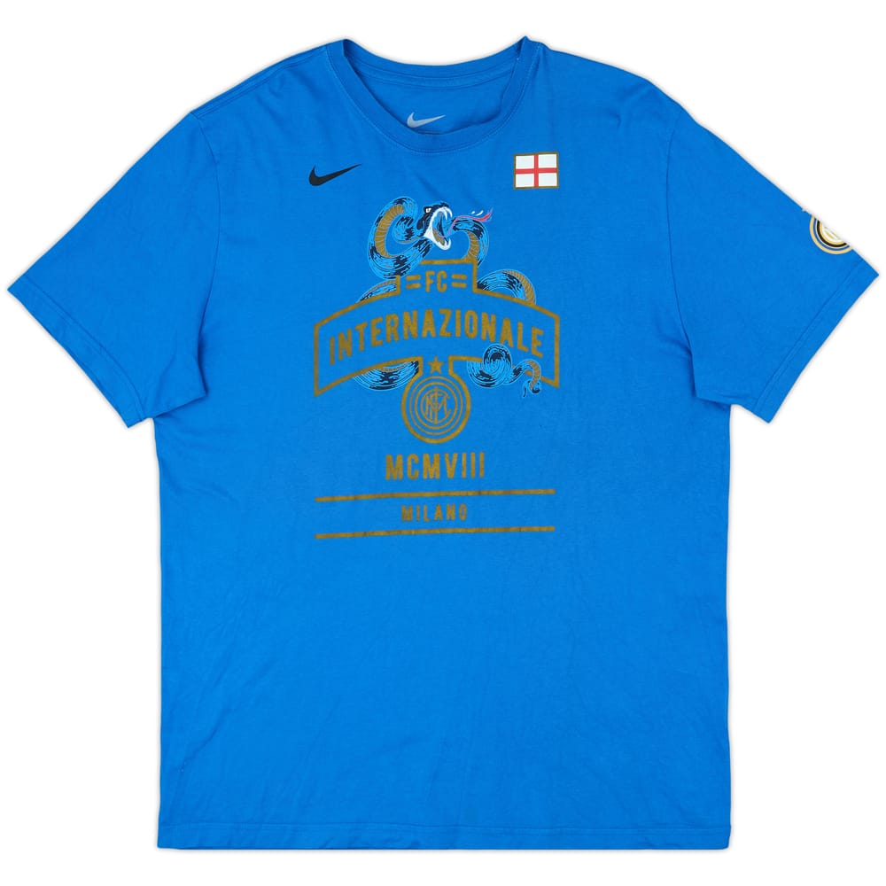 2011-12 Inter Milan Nike Graphic Tee - 7/10 - (XL)