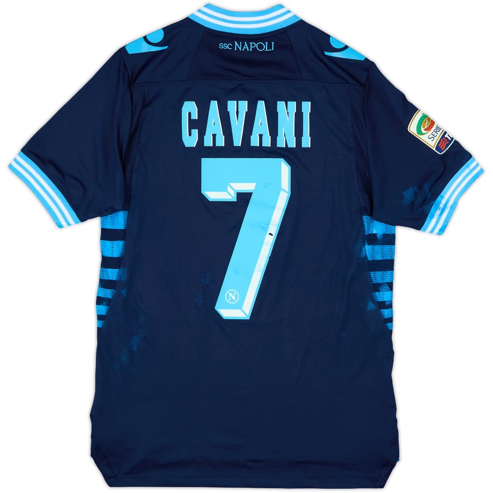 2012-13 Napoli Away Shirt Cavani #7 - 4/10 - (L)