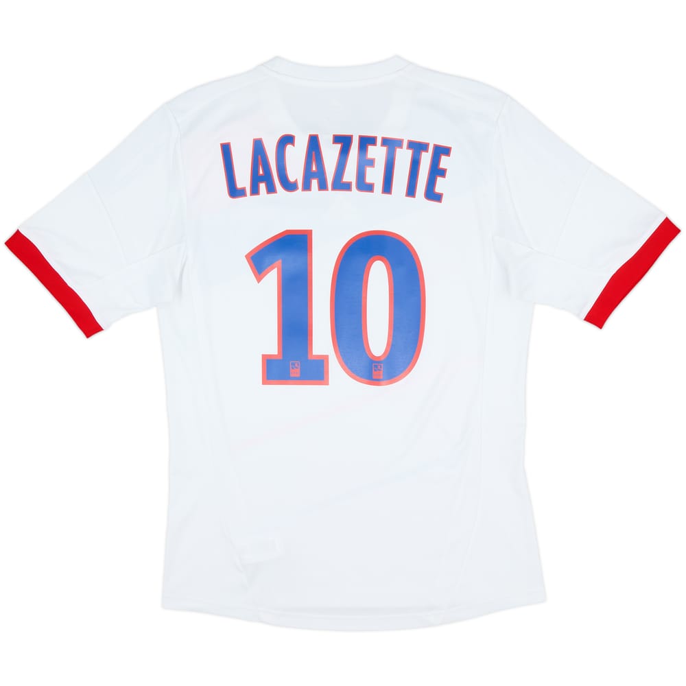 2012-13 Lyon Home Shirt Lacazette #10 - 8/10 - (M)