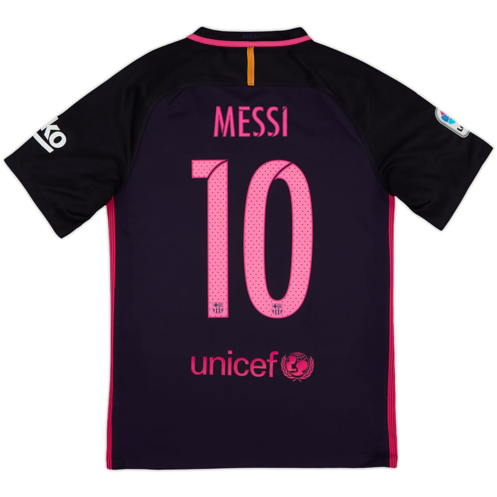 2016-17 Barcelona Away Shirt Messi #10 - 10/10 - (S)