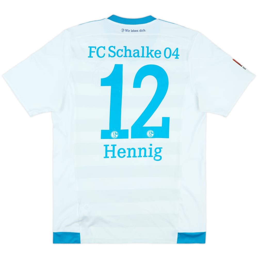 2015-17 Schalke Away Shirt Hennig #12 - 6/10 - (M)