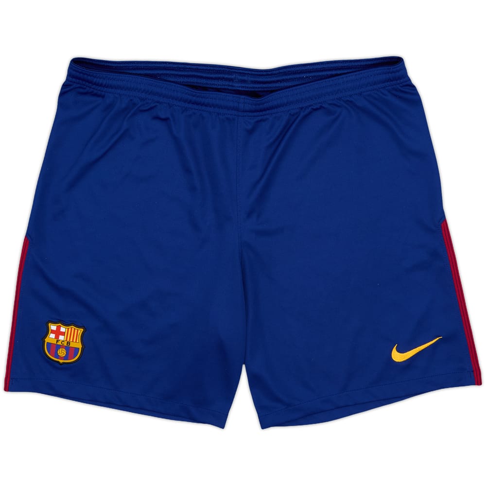 2017-18 Barcelona Home Shorts - 9/10 - (L)