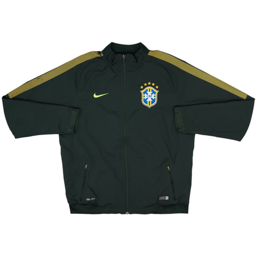 2014-15 Brazil Nike Track Jacket - 9/10 - (L)