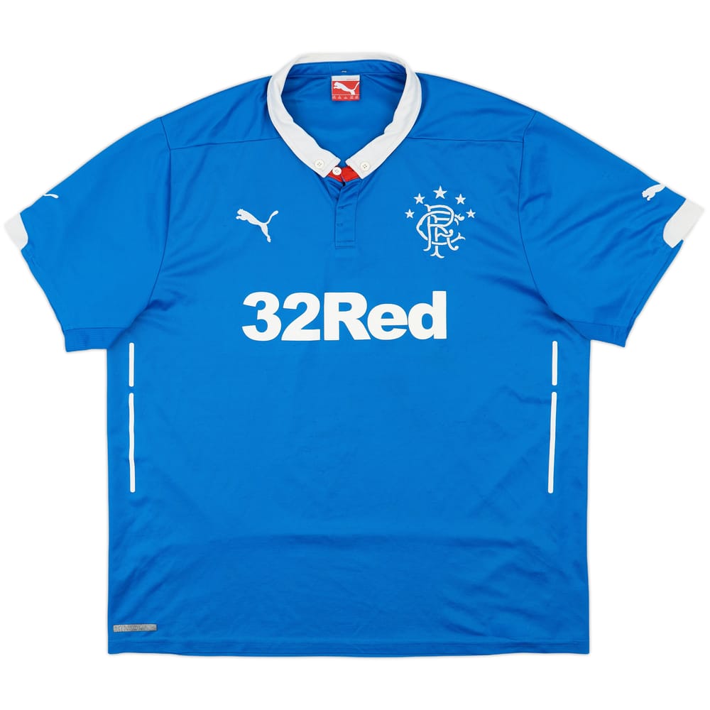 2014-15 Rangers Home Shirt - 7/10 - (XXL)