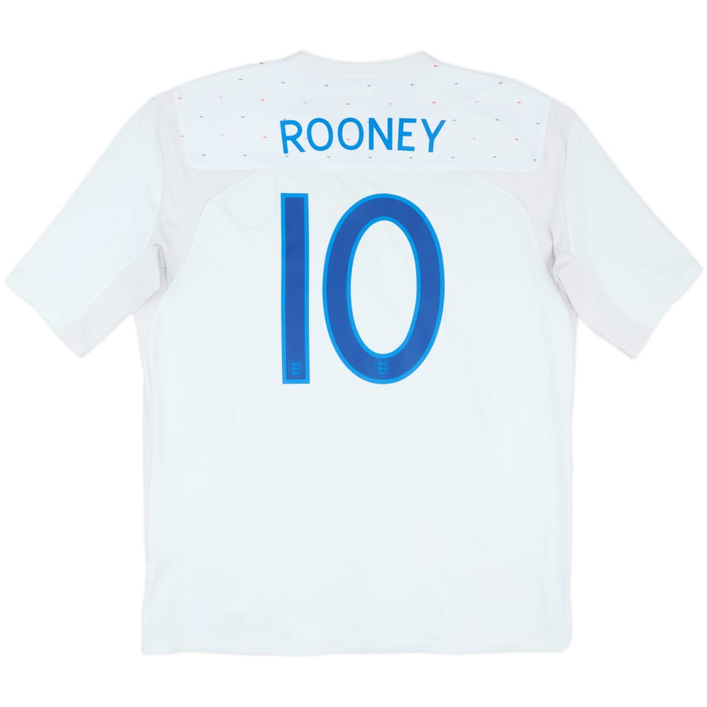 2010-11 England Home Shirt Rooney #10 - 7/10 - (XL)