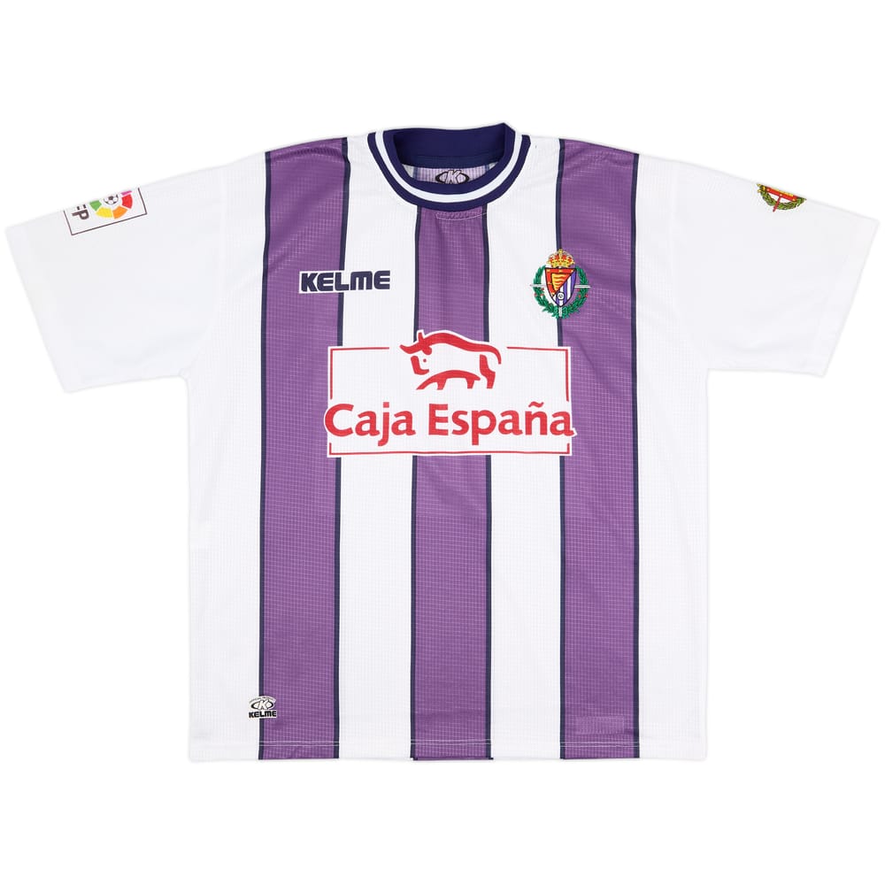1999-00 Real Valladolid Home Shirt - 9/10 - (M)
