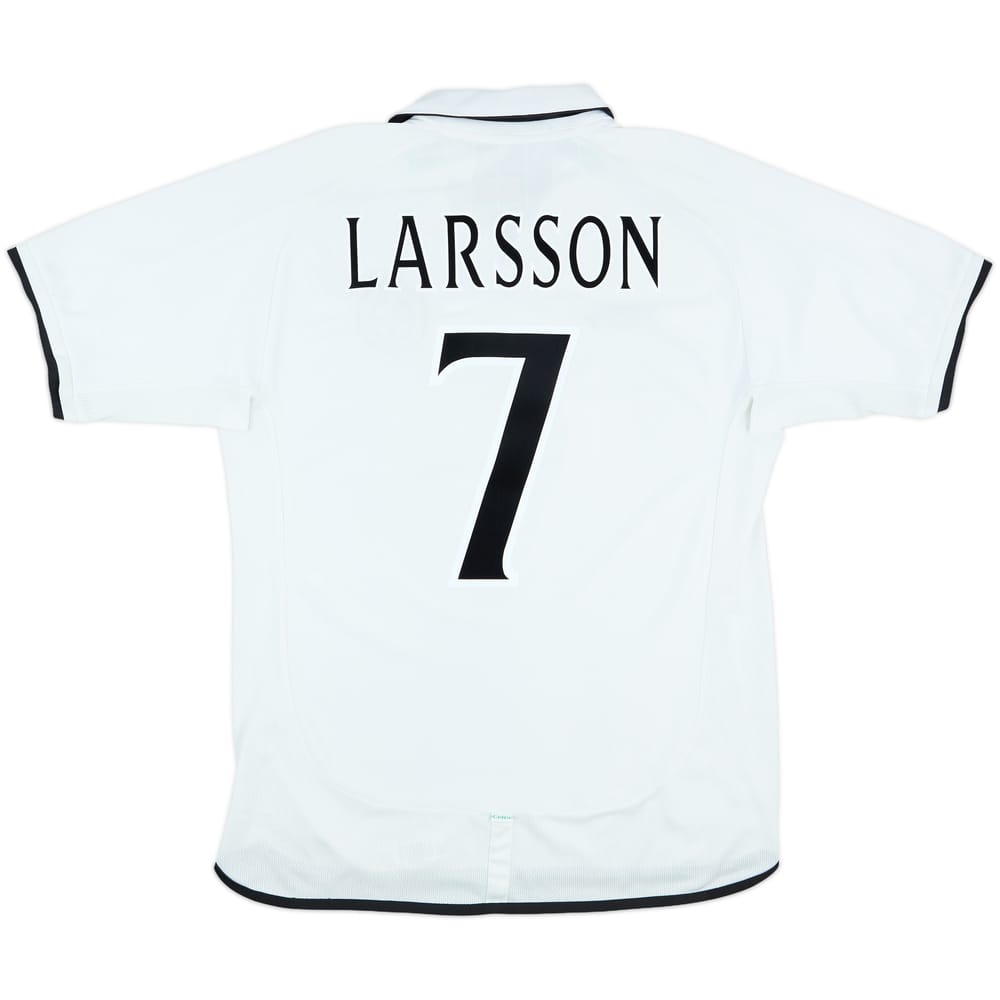 2001-02 Celtic Away Shirt Larsson #7 - 7/10 - (L)