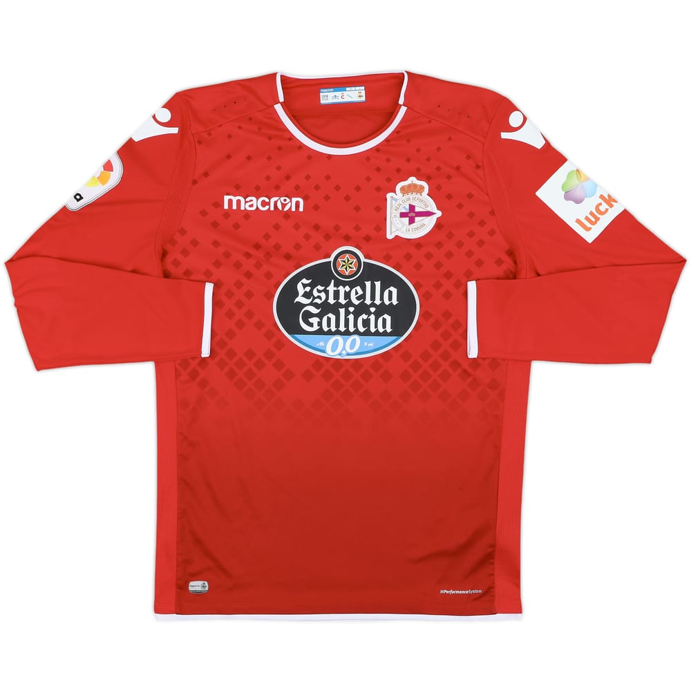 2018-19 Deportivo Alaves Away L/S Shirt - 8/10 - (L)