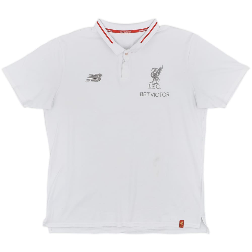 2018-19 Liverpool New Balance Polo Shirt - 6/10 - (L)