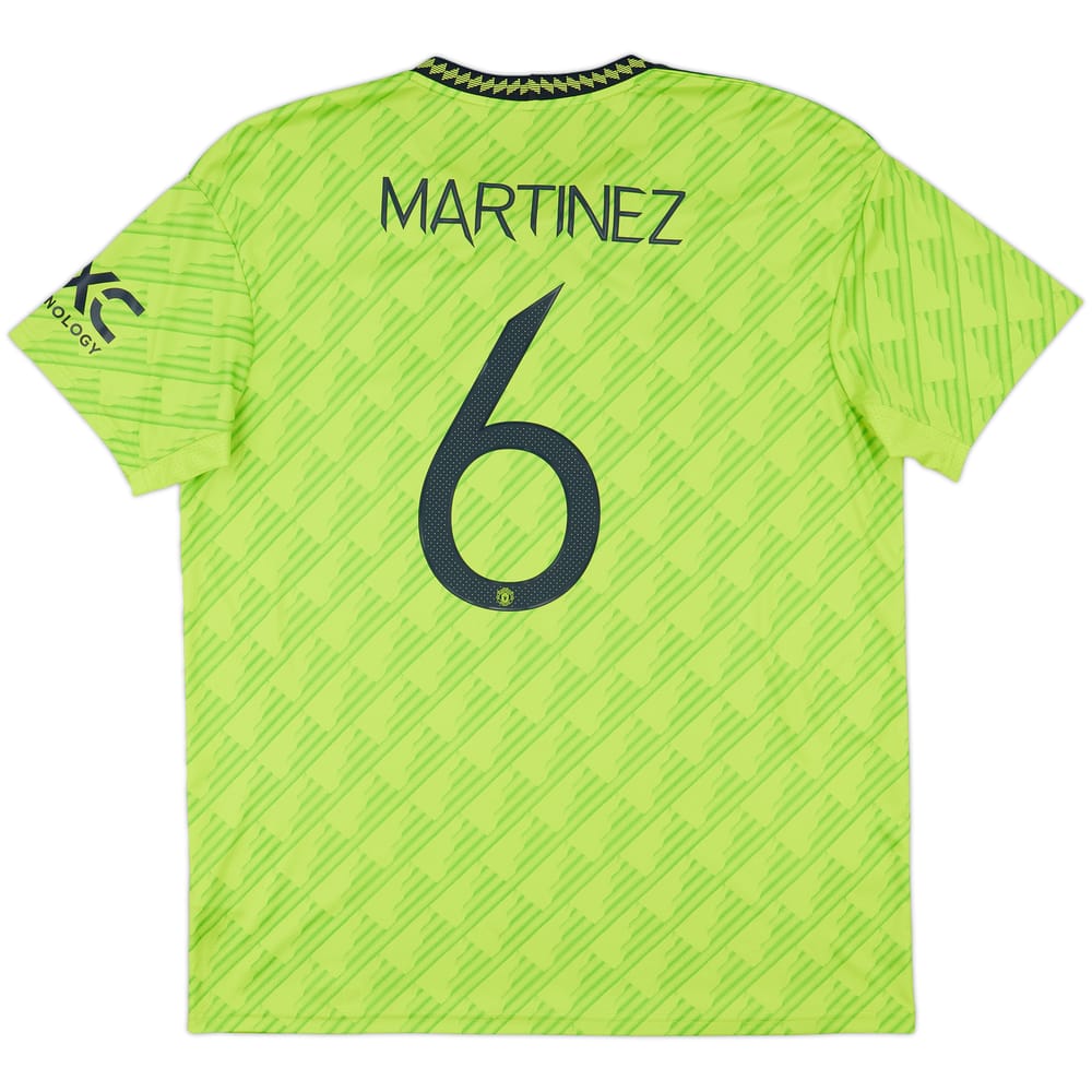2022-23 Manchester United Third Shirt Martinez #6 - 10/10 - (XL)