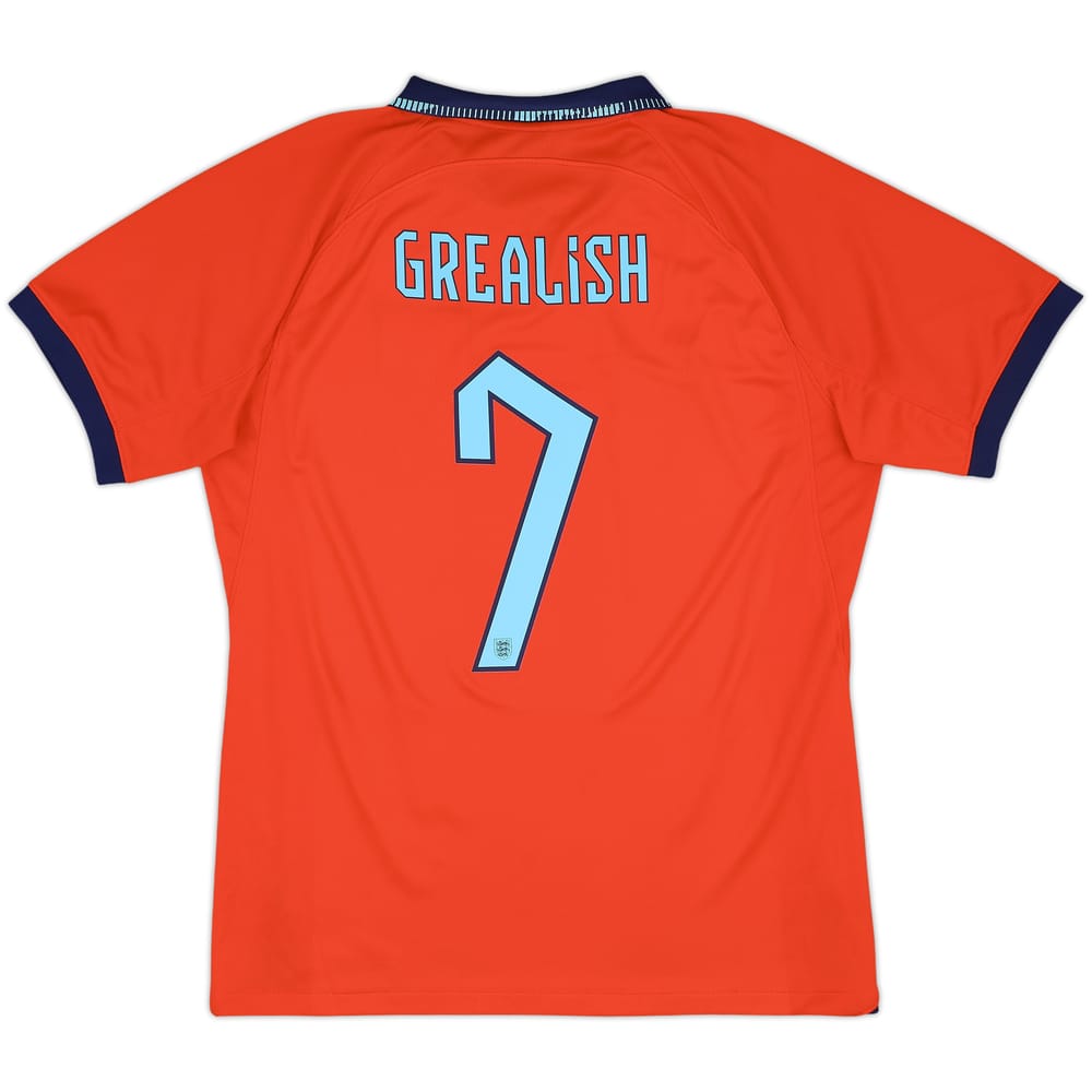 2022-23 England Away Shirt Grealish #7 - 8/10 - (L)