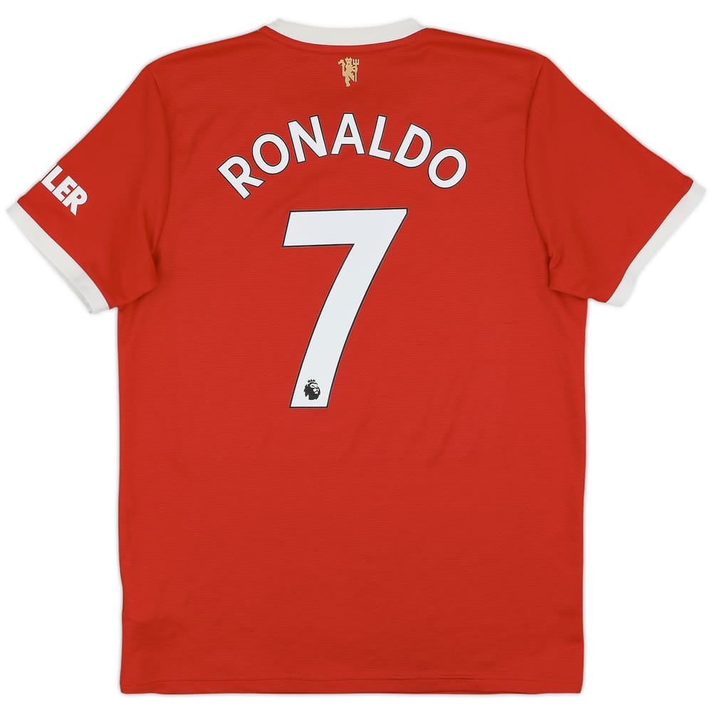 2021-22 Manchester United Home Shirt Ronaldo #7 - 8/10 - (L)