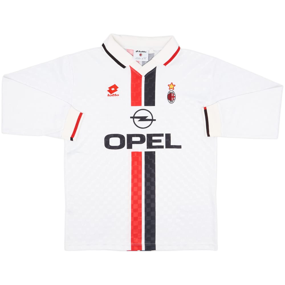 1995-96 AC Milan Away L/S Shirt - 7/10 - (L)