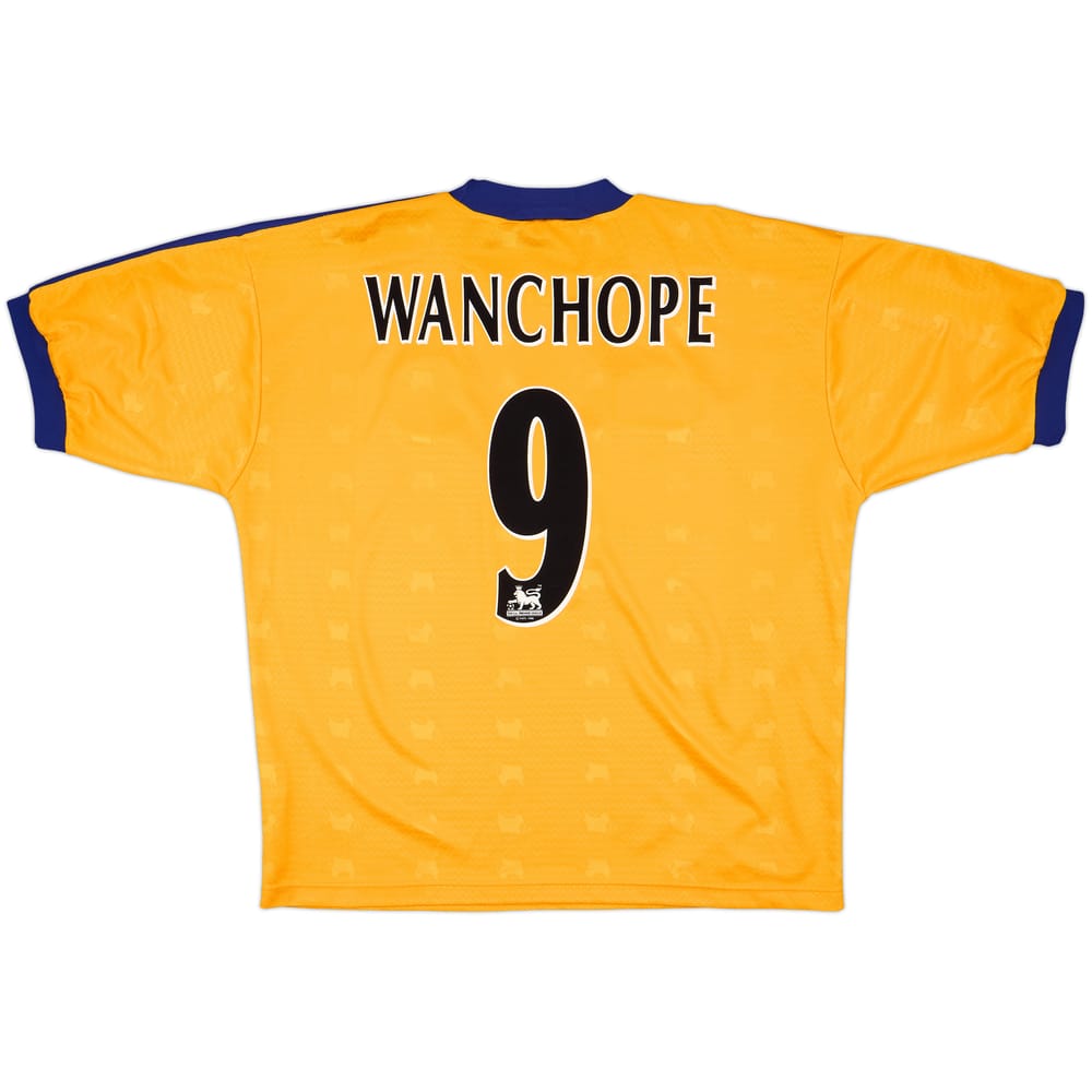 1997-98 Derby County Away Shirt Wanchope #9 - 9/10 - (XL)