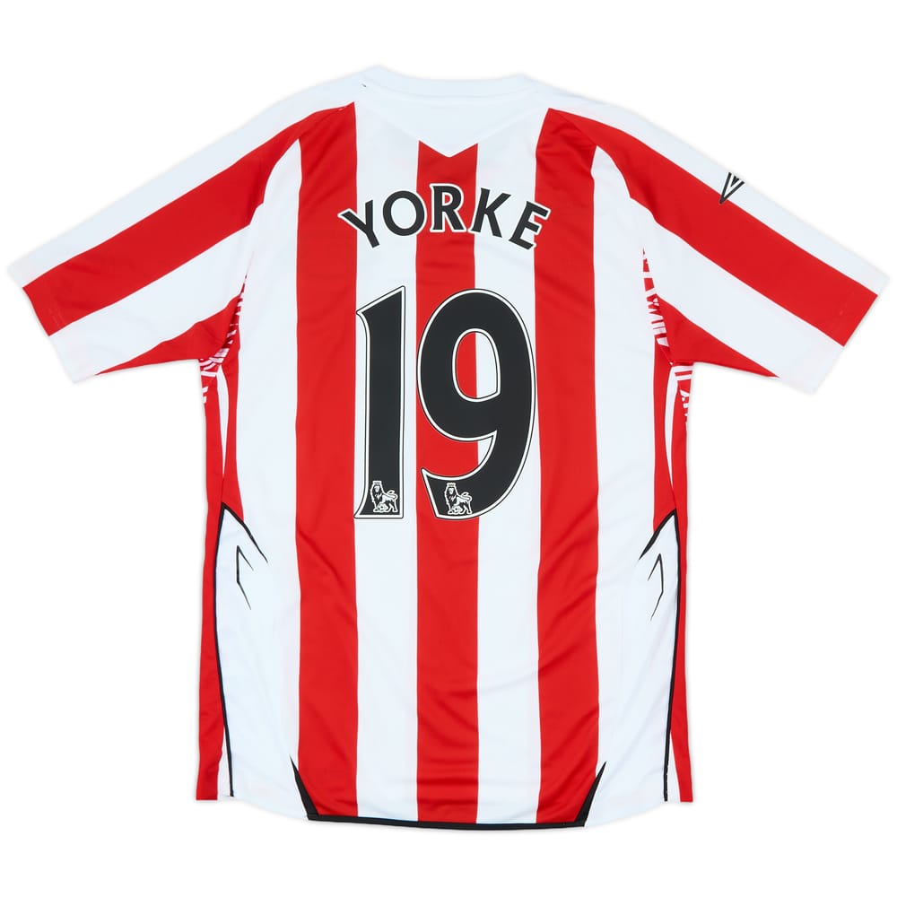 2007-08 Sunderland Home Shirt Yorke #19 - 8/10 - (S)