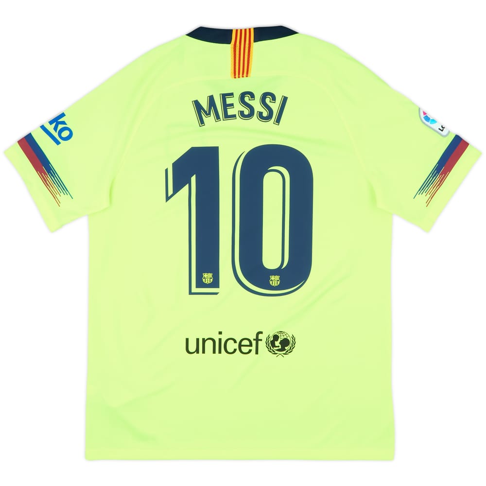 2018-19 Barcelona Away Shirt Messi #10 - 8/10 - (L)