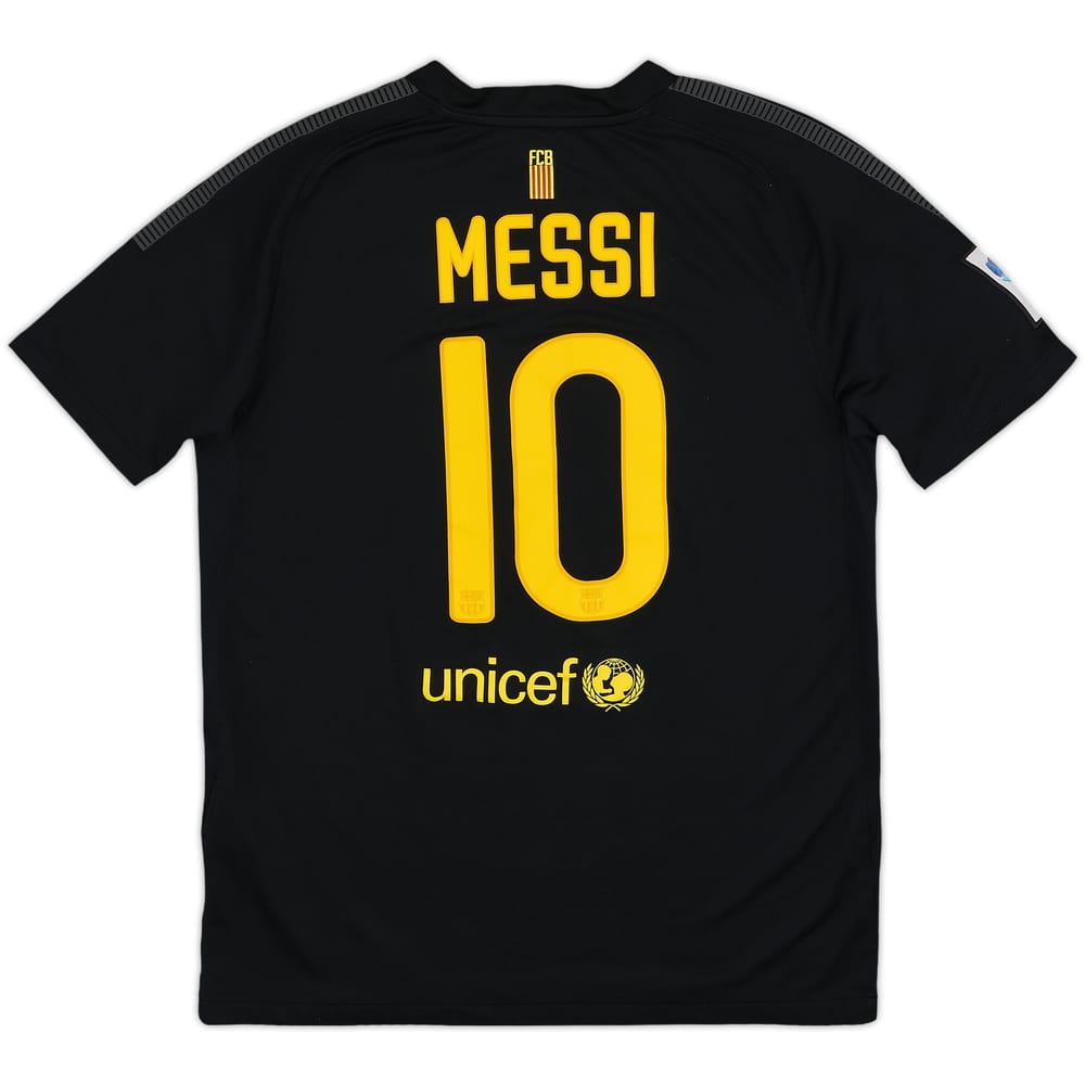 2011-12 Barcelona Away Shirt Messi #10 - 10/10 - (XL.Boys)