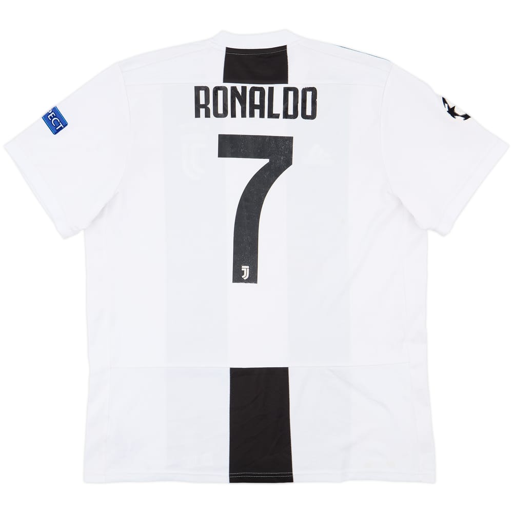 2018-19 Juventus Home Shirt Ronaldo #7 - 6/10 - (XL)