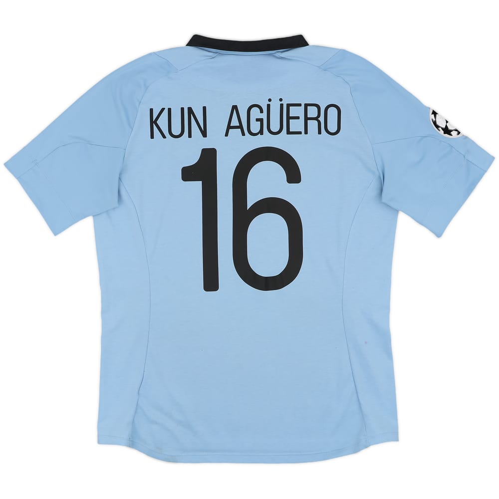 2012-13 Manchester City Home Shirt Kun Aguero #16 - 6/10 - (L)