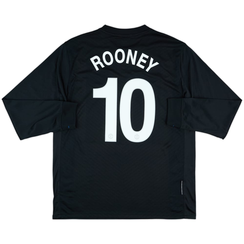 2009-10 Manchester United Away L/S Shirt Rooney #10 - 9/10 - (L)