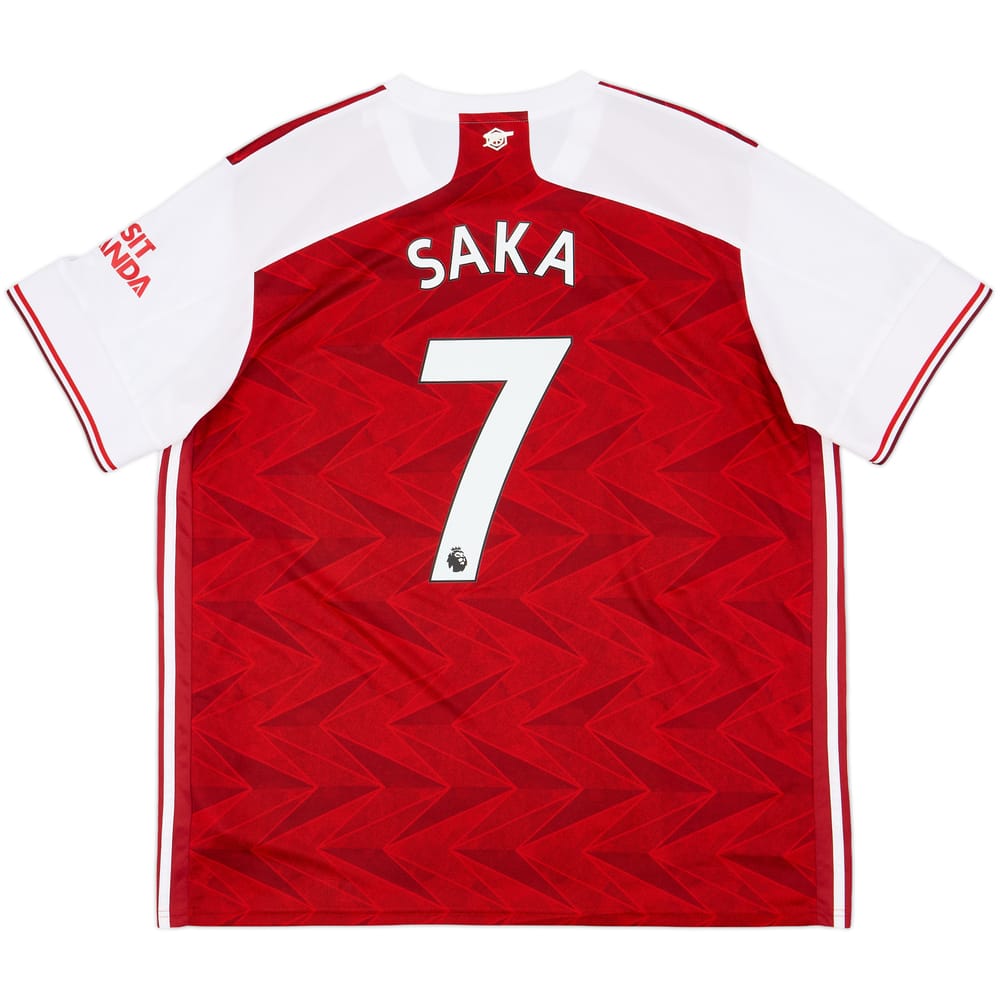 2020-21 Arsenal Home Shirt Saka #7 - 7/10 - (XXL)