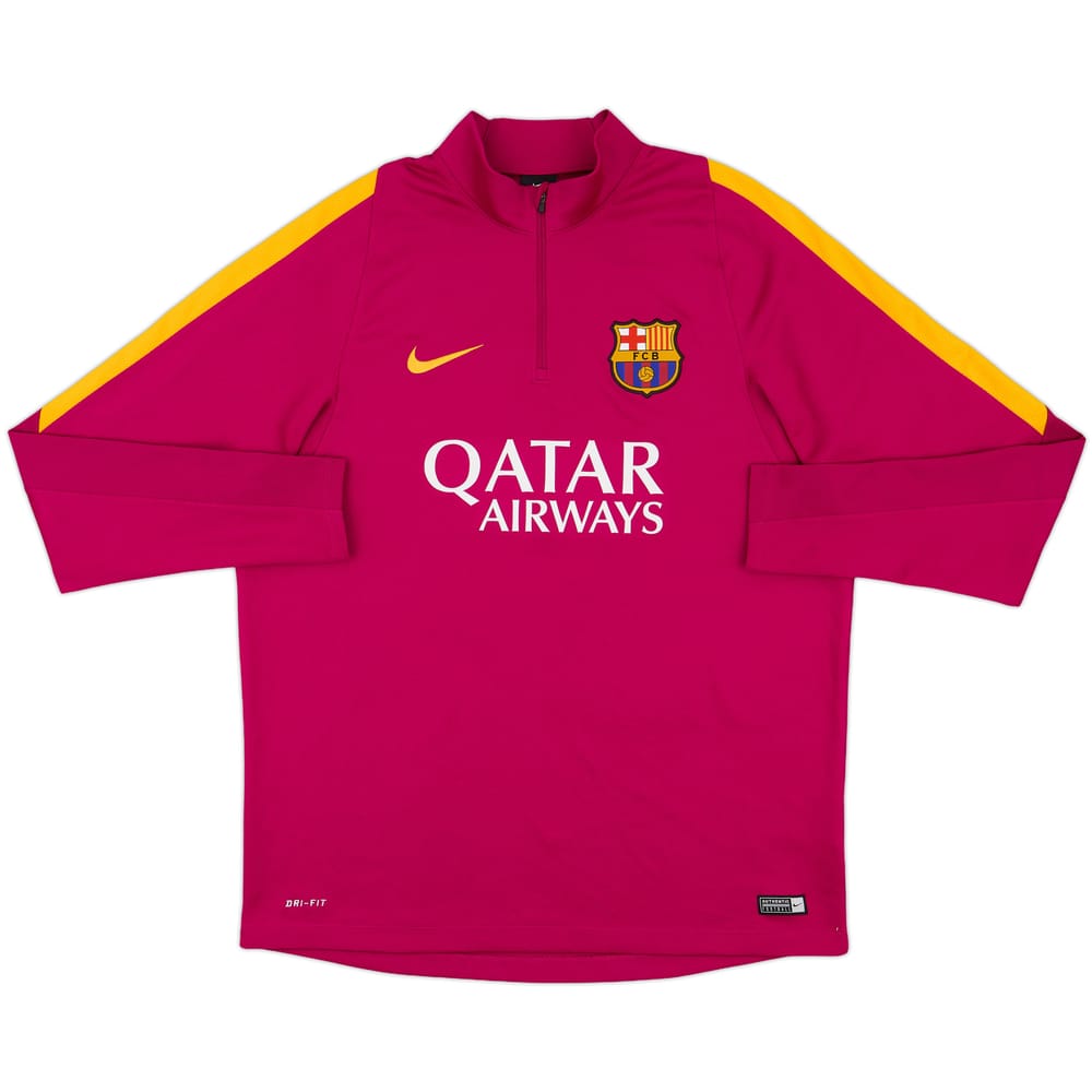 2016-17 Barcelona Nike 1/4 Zip Training Top - 8/10 - (XL)