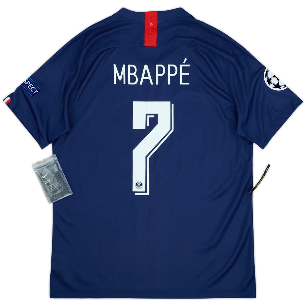 2019-20 Paris Saint-Germain 'Final Lisbon 2020' Home Shirt Mbappe #7 (L)