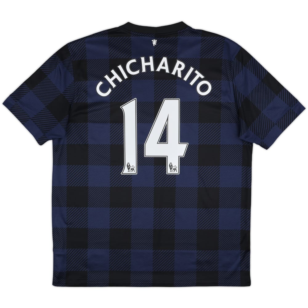 2013-14 Manchester United Away Shirt Chicharito #14 - 8/10 - (XL)