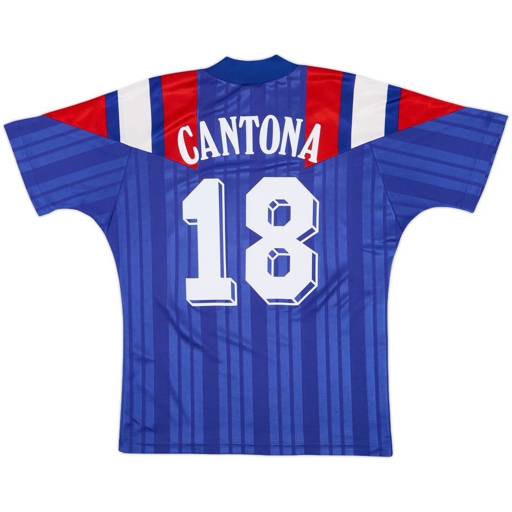 1992-94 France Home Shirt Cantona #18 - 9/10 - (M)