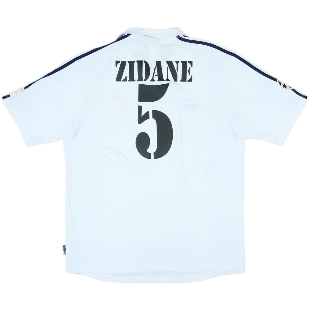 2001 Real Madrid Home Shirt Zidane #5 - 7/10 - (L)
