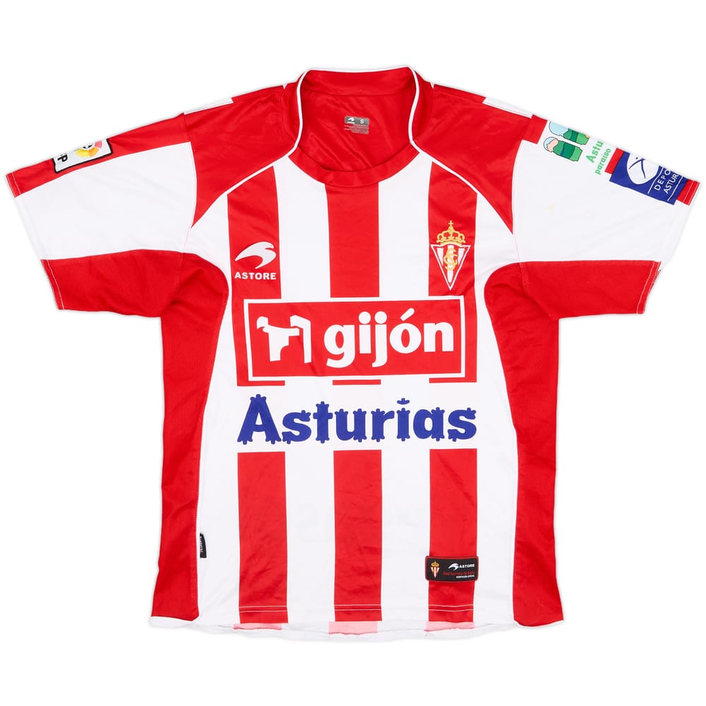 2009-11 Sporting Gijon Home Shirt - 5/10 - (S)