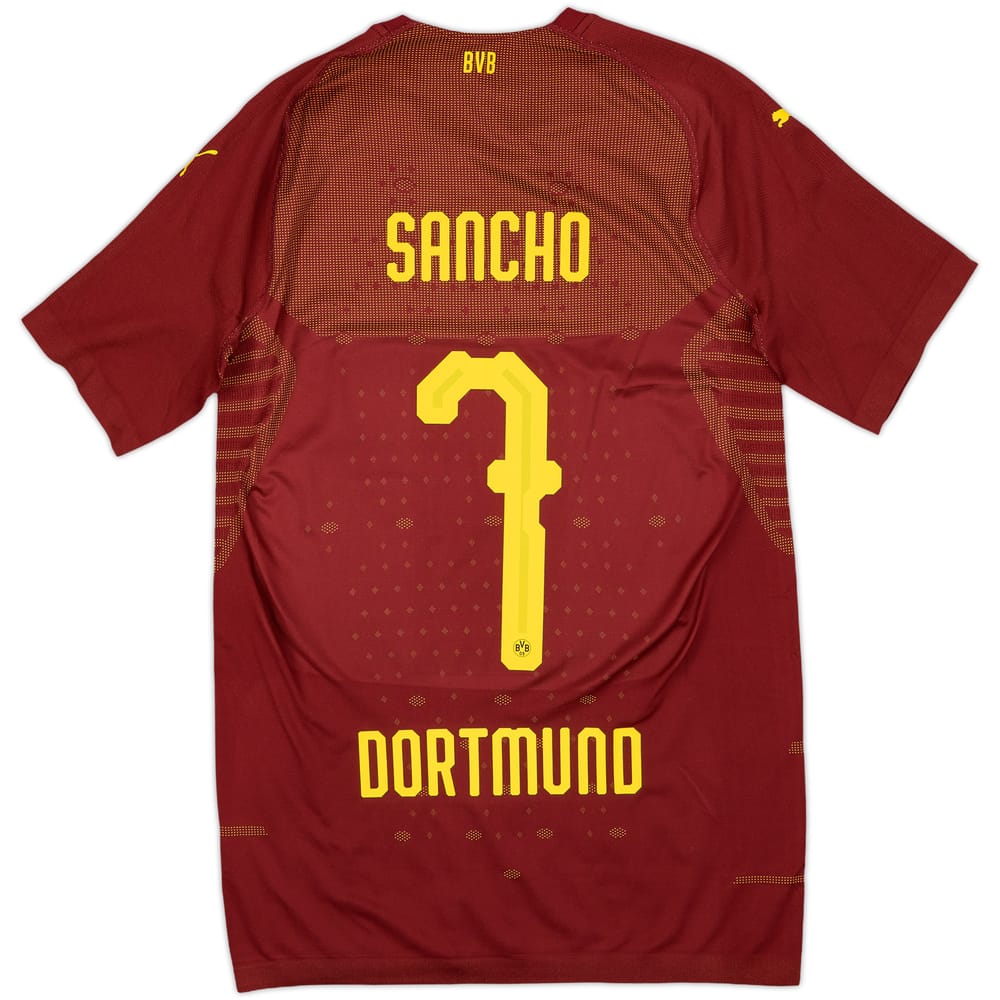 2018-19 Borussia Dortmund Authentic Third Shirt Sancho #7 (XXL)
