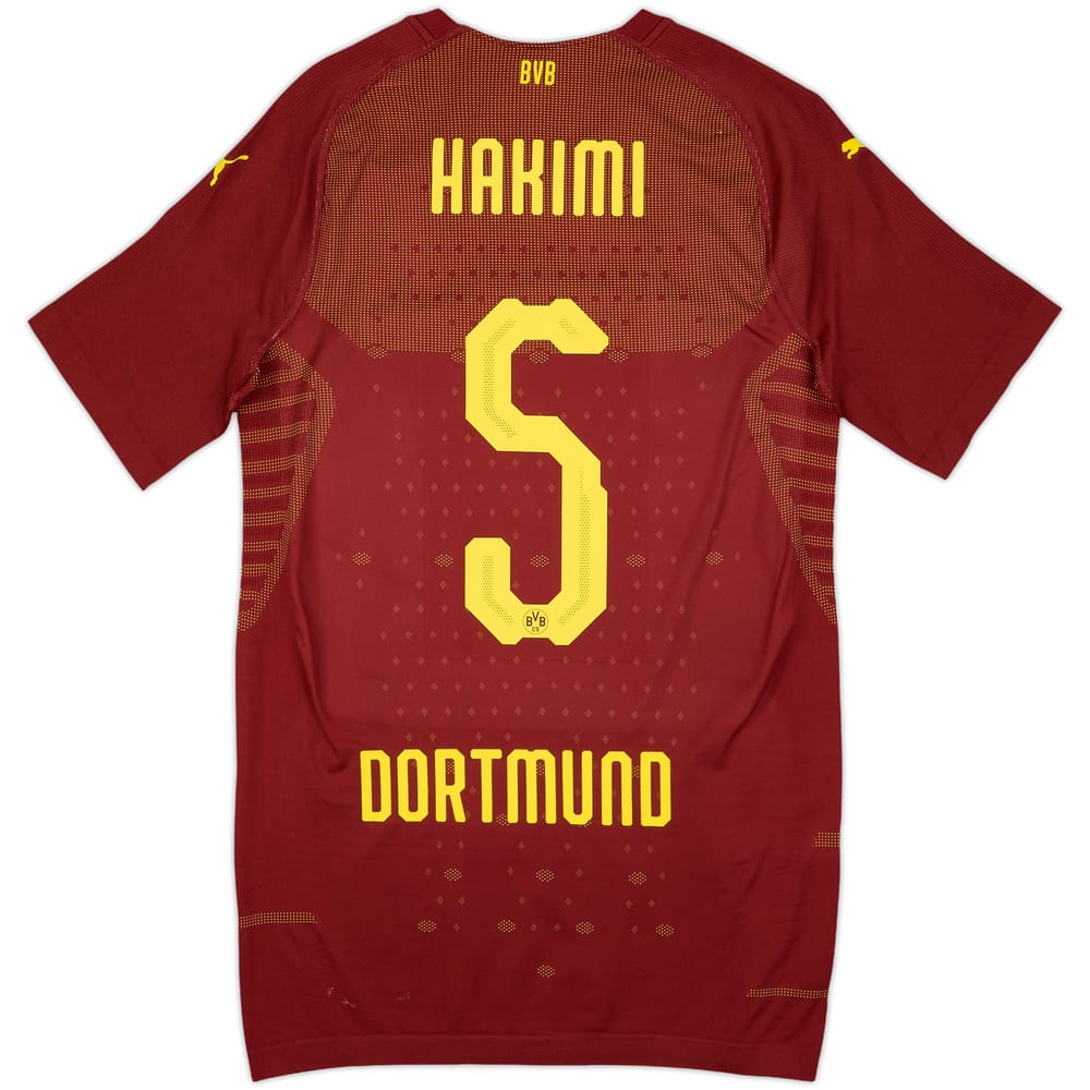 2018-19 Borussia Dortmund Authentic Third Shirt Hakimi #5 (XL)