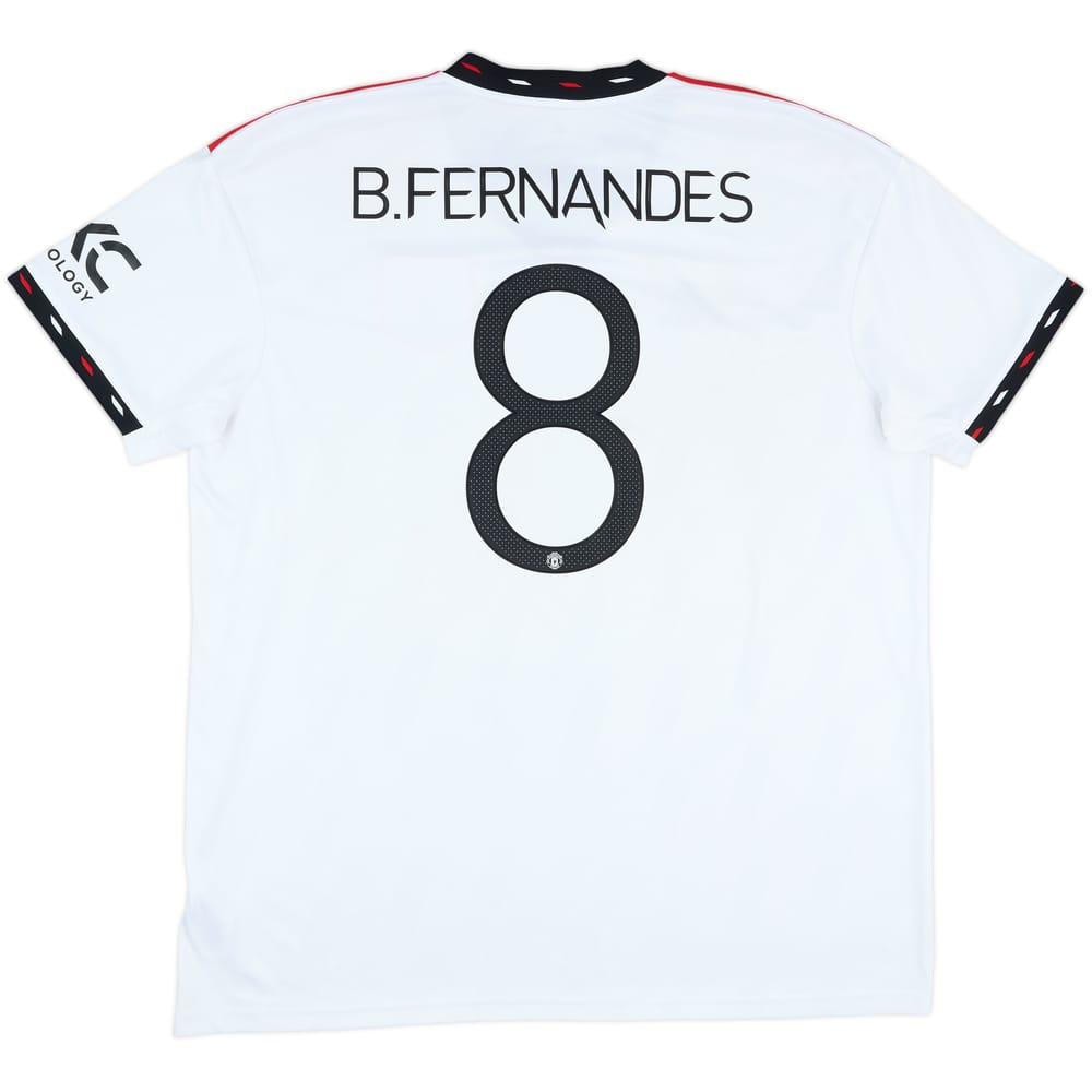 2022-23 Manchester United Away Shirt B.Fernandes #8 - 9/10 - (XXL)