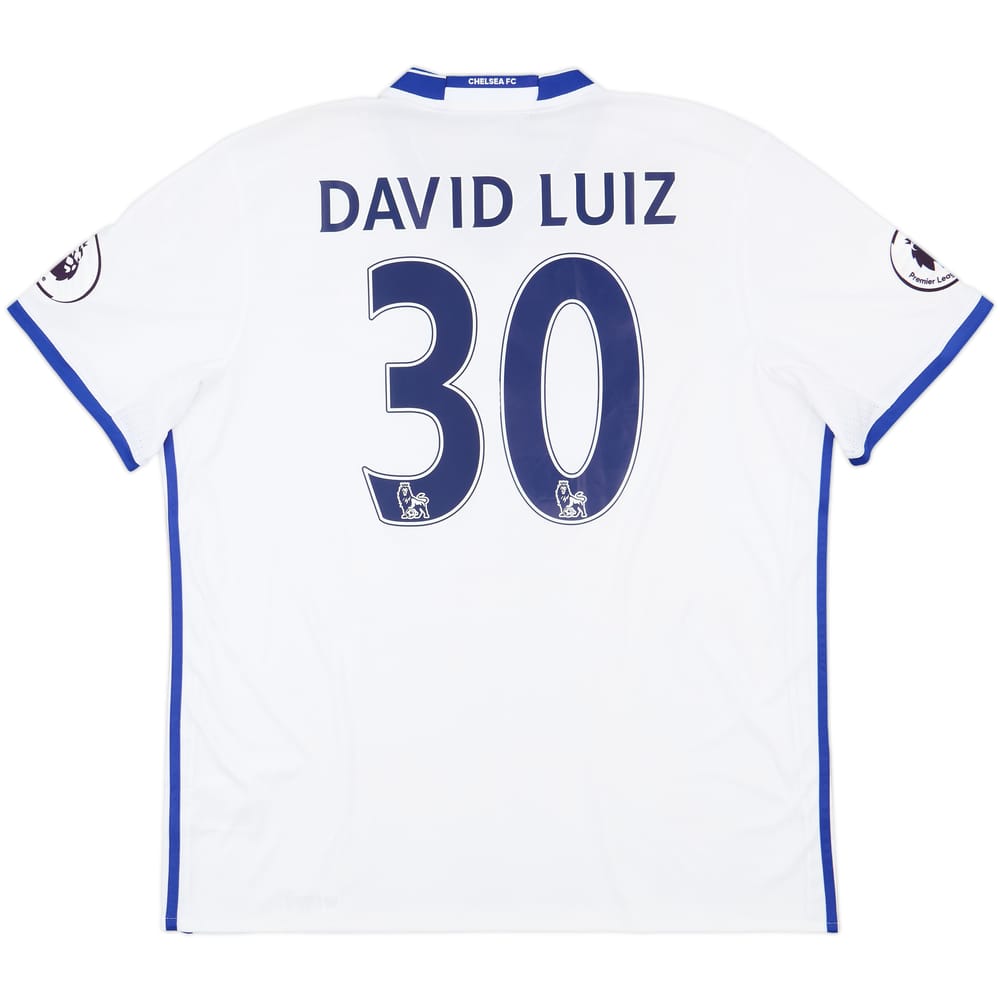 2016-17 Chelsea Third Shirt David Luiz #30 - 9/10 - (XXL)