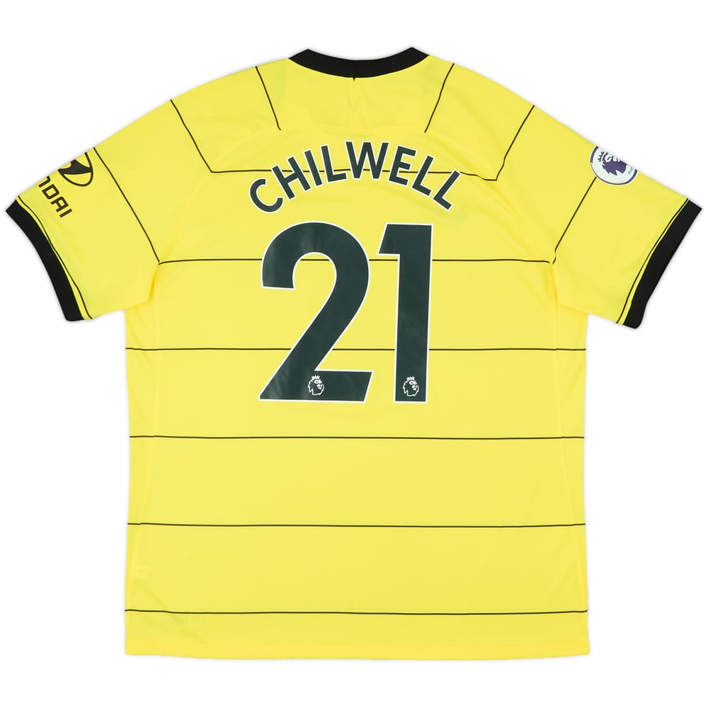 2021-22 Chelsea Away Shirt Chilwell #21 - 9/10 - (XL)