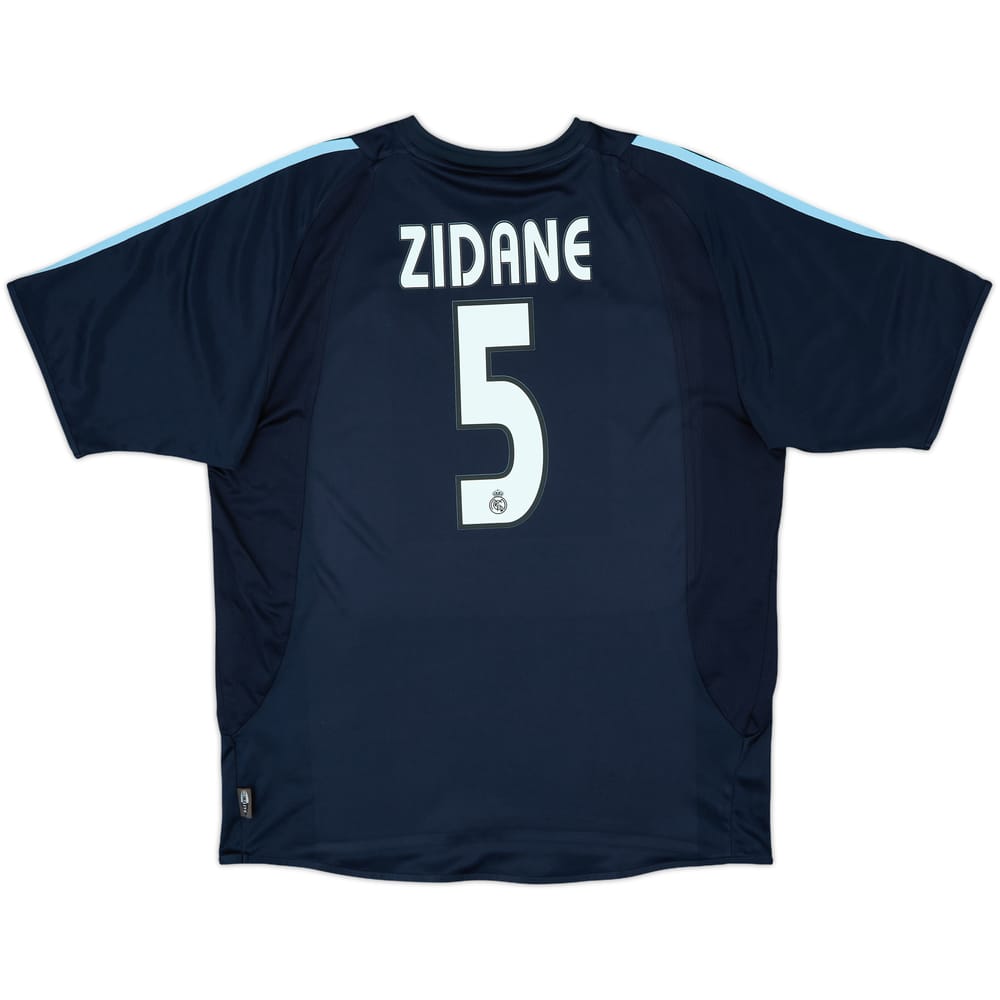 2003-04 Real Madrid Away Shirt Zidane #5 - 9/10 - (L)