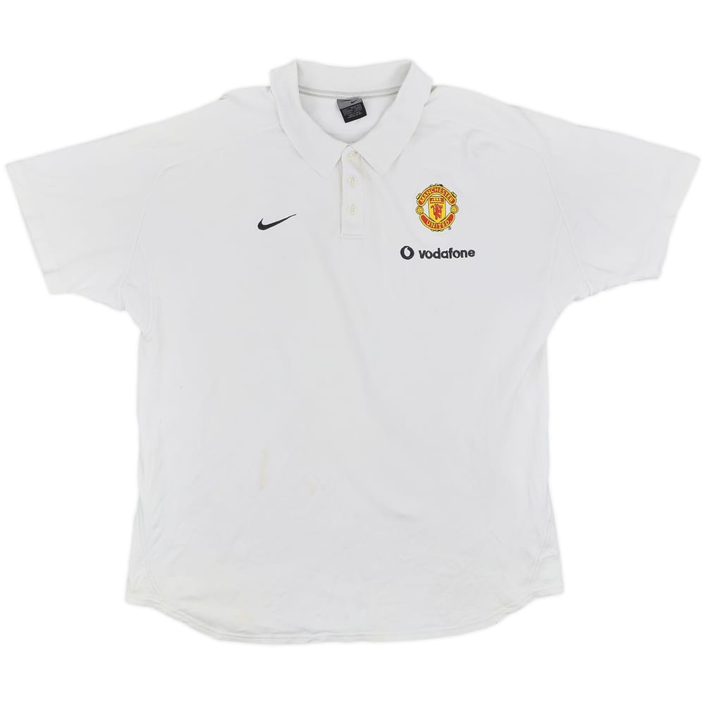 2004-05 Manchester United Nike Polo Shirt - 5/10 - (L)