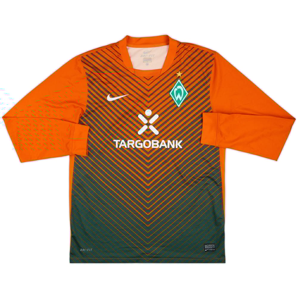 2011-12 Werder Bremen Authentic Away L/S Shirt - 6/10 - (M)