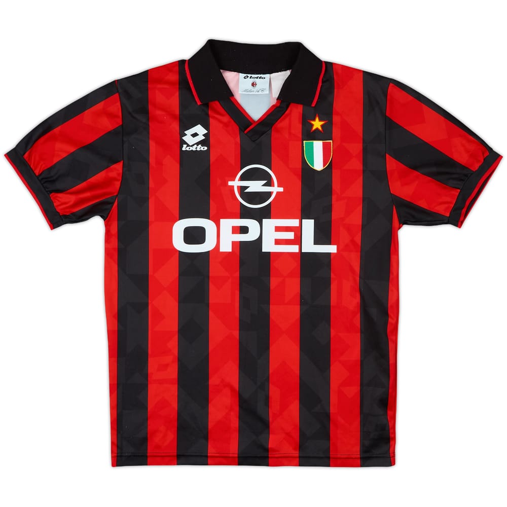 1994-95 AC Milan Home Shirt - 8/10 - (M)