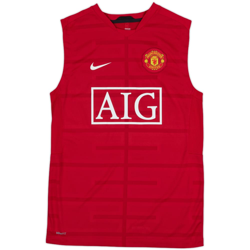 2009-10 Manchester United Nike Training Vest - 7/10 - (S)