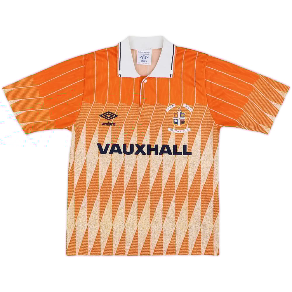 1990-91 Luton Town Away Shirt - 9/10 - (L.Boys)