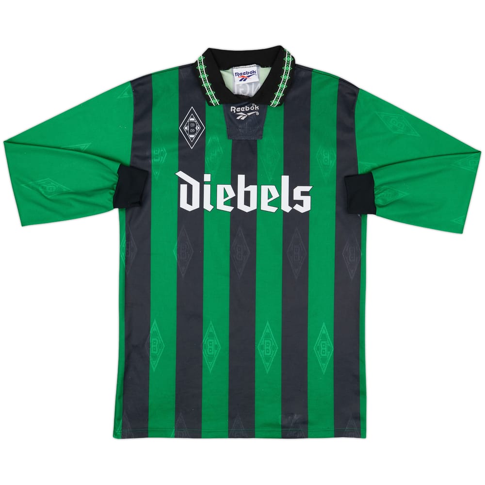1995-96 Borussia Monchengladbach Away L/S Shirt - 8/10 - (M)