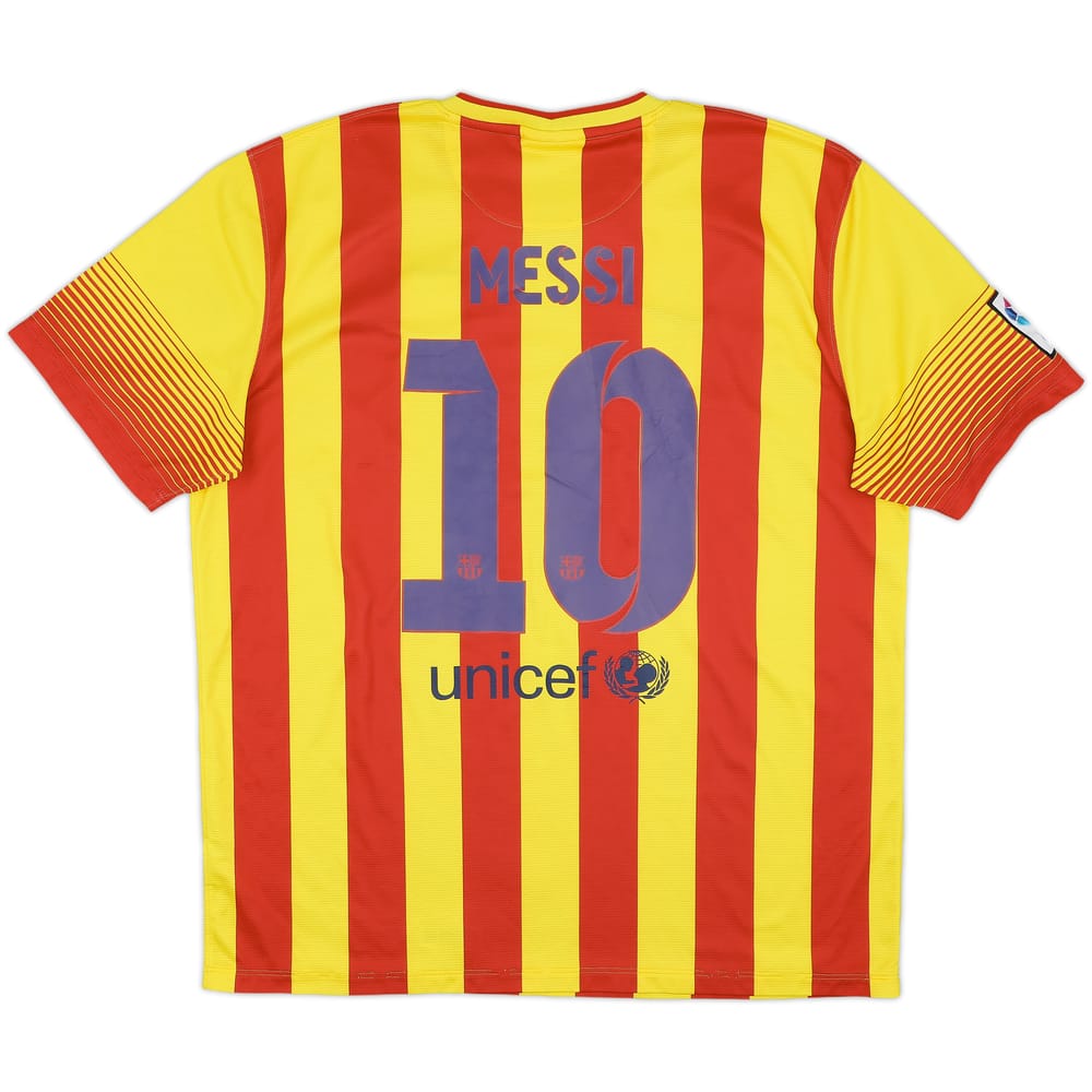 2013-15 Barcelona Away Shirt Messi #10 - 6/10 - (XL)