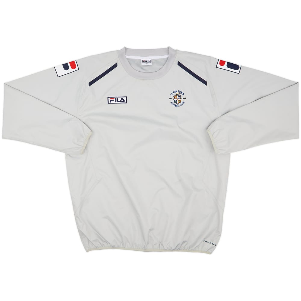 2014-15 Luton Town Fila Drill Top - 9/10 - (XXL)