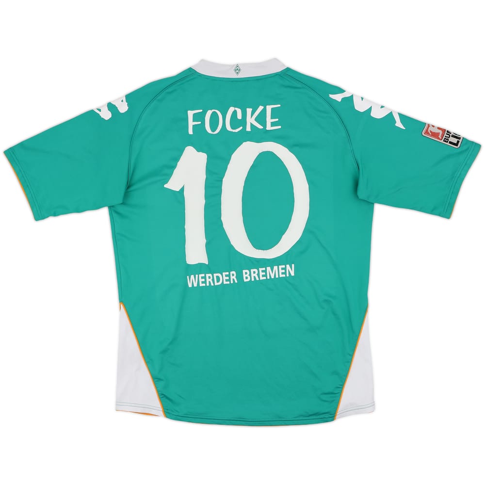 2007-08 Werder Bremen Home Shirt Focke #10 - 5/10 - (XL)
