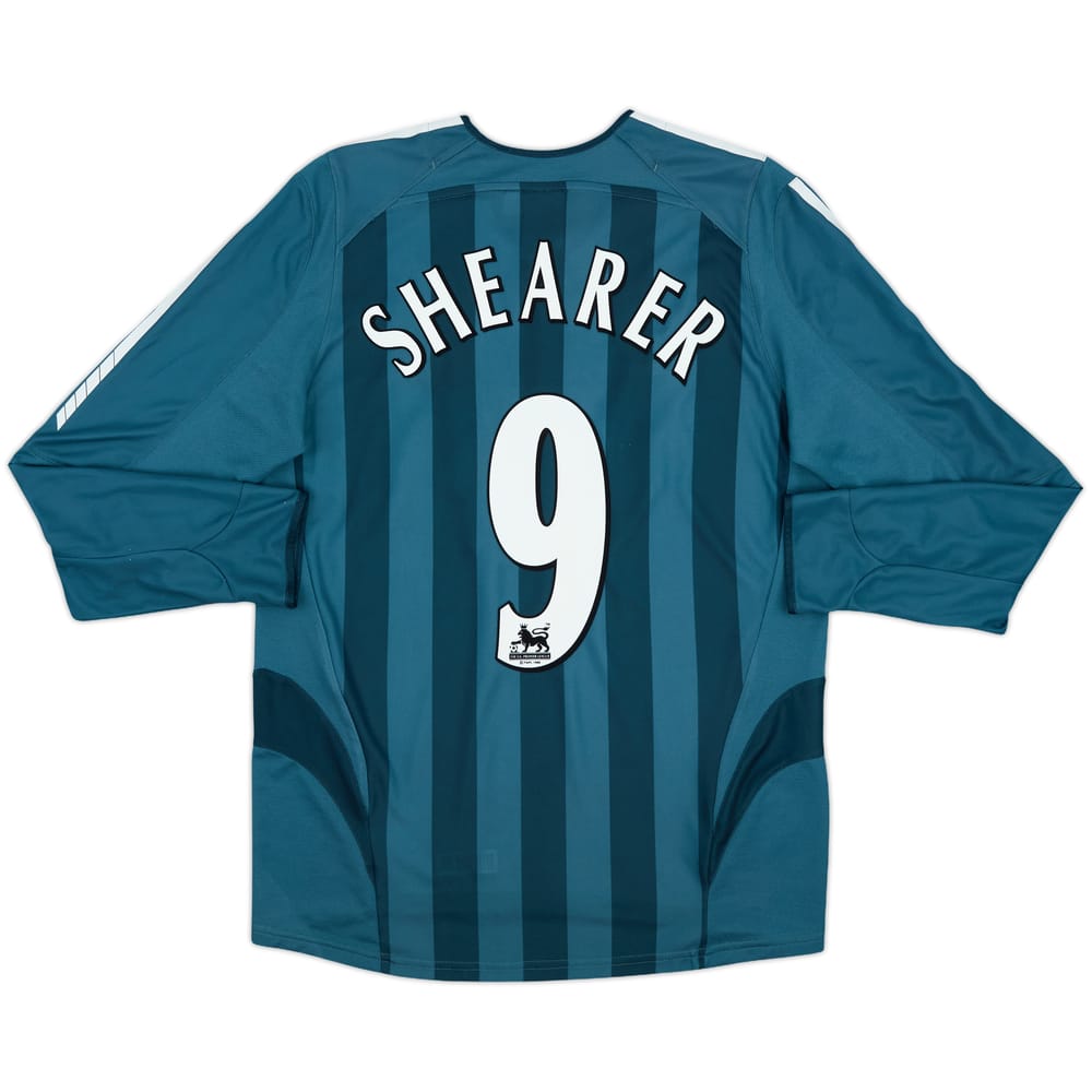2005-06 Newcastle Away L/S Shirt Shearer #9 - 9/10 - (M)
