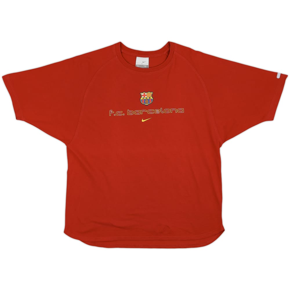 2006-07 Barcelona Nike Cotton Tee - 7/10 - (M)