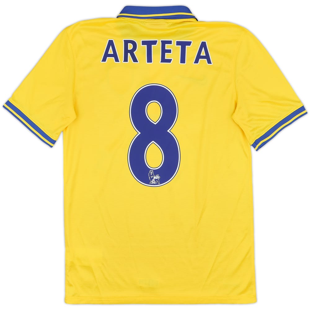 2013-14 Arsenal Away Shirt Arteta #8 - 8/10 - (S)